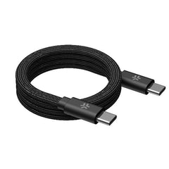 USBC2MAG2M60 - Cavo USB-C a USB-C, lunghezza 2 metri, potenza massima 60 Watt, sistema magnetico integrato per riavvolgere il cavo