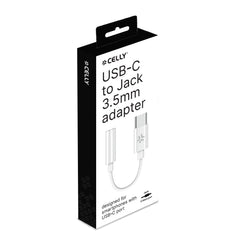 USBCJACKADAPT - Adattatore per cuffie, porta jack 3,5mm a porta USB-C
