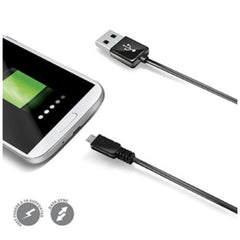 USBMICRO - Cavo USB-A a Micro Usb, lunghezza 1 metro, potenza massima 12 Watt