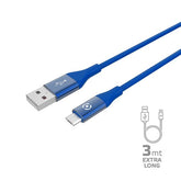 USBMICROCOL3M - Cavo USB-A a Micro Usb, lunghezza 3 metri, potenza massima 12 Watt