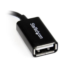 Cavo Adattatore micro USB a USB femmina angolato a destra OTG