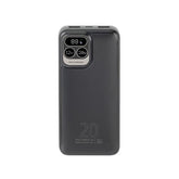 Battery Bank (20000 mAh) PD 20W con LCD Nera