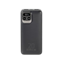 Battery Bank (20000 mAh) PD 20W con LCD Nera