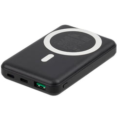 Battery Bank Magsafe Qi Wireless 15W + QC/PD 20W c on Stand Nera
