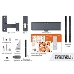 Serie QUICK - TVM 1423 Staffa Full-motion, per TV da 32 a 65 pollici