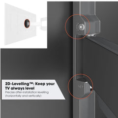 Serie ELITE- TVM 5445 Staffa TV 3 Snodi, per TV da 32 a 65 pollici