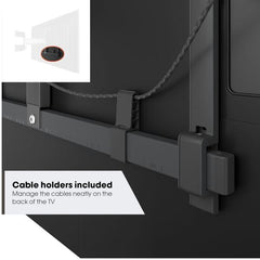 Serie ELITE- TVM 5645 Staffa TV 3 Snodi, per TV da 40 a 77 pollici