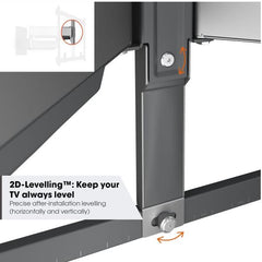 Serie ELITE- TVM 5855 Staffa TV 4 Snodi, per TV TV grandi e pesanti fino a 100 pollici