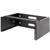 Rack 4U per il montaggio a parete - Rack di rete da 19" - profondo 13,78 pollici (profilo basso) - Staffa a muro per pannello patch per switch di rete, apparecchiature IT - Capacit
