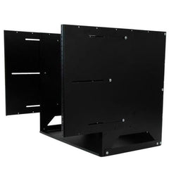 Armadio Rack per Montaggio a Parete con Ripiano Incorporato 8U 19" - Server rack Open Frame con profondità regolabile - Quadro Rack Dati a 2 montanti per apparecchiature AV/Telecom