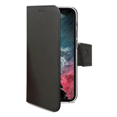 WALLY - Custodia a libro in pelle sintetica con chiusura flap magnetico, slot per carte e funzione stand compatibile con Samsung Galaxy S23 5G/ Galaxy S23 5G Enterprise Edition