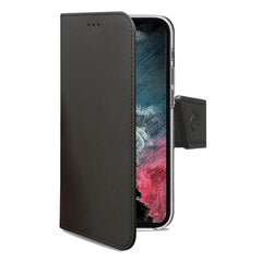 WALLY - Custodia a libro in pelle sintetica con chiusura flap magnetico, slot per carte e funzione stand compatibile con Samsung Galaxy S23 5G/ Galaxy S23 5G Enterprise Edition