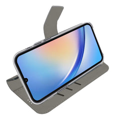 WALLY - Custodia a libro in pelle sintetica con chiusura flap magnetico, slot per carte e funzione stand compatibile con Samsung Galaxy A35 5G/ Galaxy A35 5G Enterprise Edition
