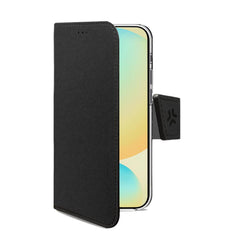 WALLY - Custodia a libro in pelle sintetica con chiusura flap magnetico, slot per carte e funzione stand compatibile con Samsung Galaxy S24 FE/ Galaxy S24 FE Enterprise Edition