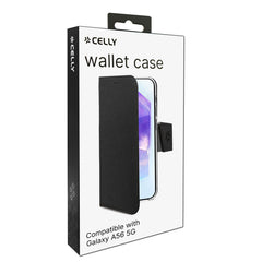 WALLY - Custodia a libro in pelle sintetica con chiusura flap magnetico, slot per carte e funzione stand per Samsung Galaxy A56 5G/ Galaxy A56 5G Enterprise Edition