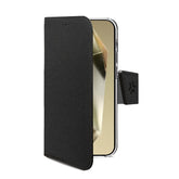 WALLY - Custodia a libro in pelle sintetica con chiusura flap magnetico, slot per carte e funzione stand per Samsung Galaxy S25 Ultra 5G/ Galaxy S25 Ultra 5G Enterprise Edition