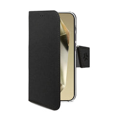 WALLY - Custodia a libro in pelle sintetica con chiusura flap magnetico, slot per carte e funzione stand per Samsung Galaxy S25 Ultra 5G/ Galaxy S25 Ultra 5G Enterprise Edition
