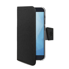 WALLY - Custodia a libro in pelle sintetica con chiusura flap magnetico, slot per carte e funzione stand colore nero compatibile con Xiaomi Redmi Note 15 Pro+ 5G/ Poco M8 Pro 5G