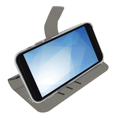 WALLY - Custodia a libro in pelle sintetica con chiusura flap magnetico, slot per carte e funzione stand colore nero compatibile con Xiaomi Redmi Note 15 Pro+ 5G/ Poco M8 Pro 5G