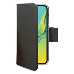WALLY - Custodia a libro in pelle sintetica con chiusura flap magnetico, slot per carte e funzione stand colore nero per Samsung Galaxy A32 5G/ Galaxy A32 5G Enterprise Edition