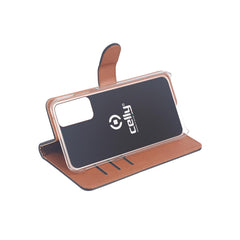 WALLY - Custodia a libro in pelle sintetica con chiusura flap magnetico, slot per carte e funzione stand colore nero compatibile con Samsung Galaxy A72 5G/ Galaxy A72 4G