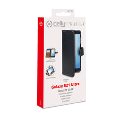 WALLY - Custodia a libro in pelle sintetica con chiusura flap magnetico, slot per carte e funzione stand colore Samsung Galaxy S21 Ultra 5G/ Galaxy S21 Ultra 5G Enterprise Edition
