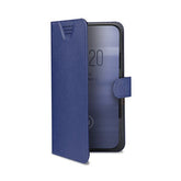 WALLY ONE - Custodia universale a libro colore nero con fissaggio e sistema rotazione 360° compatibile con tutti gli smartphone da 4.5" a 5.0" dimensione display