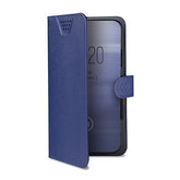 WALLY ONE - Custodia universale a libro colore nero con fissaggio e sistema rotazione 360° compatibile con tutti gli smartphone da 5" a 5.5" dimensione display