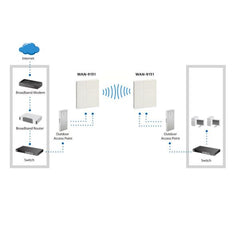 LEVELONE WAN-9151 - Antenna a pannello a doppia polarizzazione direzionale a 5 GHz da 15 dBi