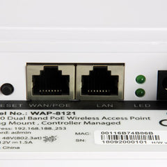 LEVELONE WAP-8121 - ACCESS POINT WIRELESS AC750 POE DUAL BAND CEILING - Controller Managed