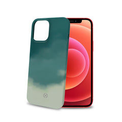 WATERCOLOR - Cover multicolore in TPU con finitura soft touch, bordi anti-scivolo compatibile con Apple iPhone 13