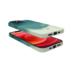 WATERCOLOR - Cover multicolore in TPU con finitura soft touch, bordi anti-scivolo compatibile con Apple iPhone 13 Pro