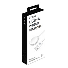 WCHARGERUSBA - Caricabatteria per Apple Watch, porta USB-A, potenza massima 2.5 Watt, lunghezza 1 metro
