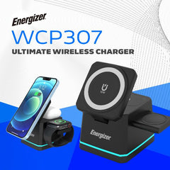 WIRELESS MAGNETIC STAND 3-IN-1 15W BLACK