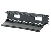 PANNELLO PORTACAVI 2 SPAZI RACK