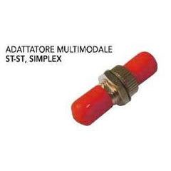 ADATTATORE ST SIMPLEX MM TAPPO ROSSO