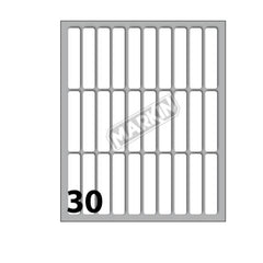 CF300 ETICHETTE 36X10 MM