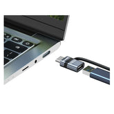 XAD-LCM-AF Adattatore USB-C Maschio to USB-A 3.0 Femmina con Fermacavo