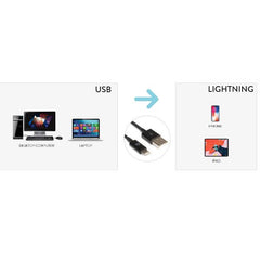 XCU2A-LGT200 Dati e alimentazione USB-A 2.0 to Lightning 8 Pin M/M