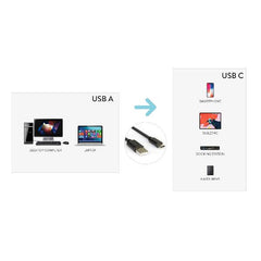 XCU2A-UC-MM10 USB-C to USB-A 2.0 M/M