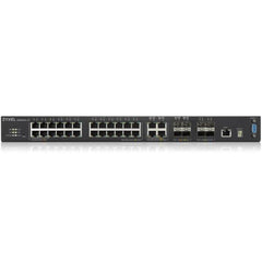 XGS4600-32 - Switch Managed L3 Stackable, 24 porte Gigabit + 4 porte Combo Gigabit + 4 porte 10G SFP+ - Stack Fisico 10GbE di max 4 switch, alimentazione ridondata, Static/Dynamic