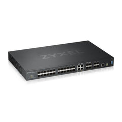 XGS4600-32 - Switch Managed L3 Stackable, 24 porte Gigabit + 4 porte Combo Gigabit + 4 porte 10G SFP+ - Stack Fisico 10GbE di max 4 switch, alimentazione ridondata, Static/Dynamic
