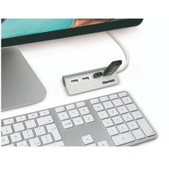XHUB4020AL HUB USB 2.0 4 PORTE ALLUMINIO