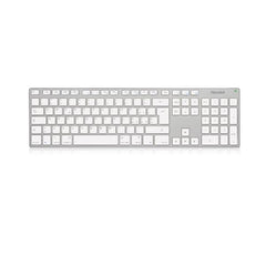 XKKITA-MCX Tastiera USB estesa in alluminio con tastierino numerico MAC compatibile + USB-C adapter