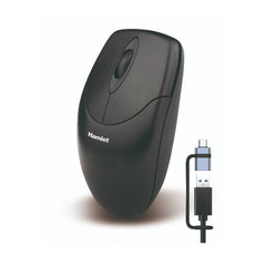 XMICEU2-CX MOUSE OTTICO USB-A + USB-C 1000dpi + 3 TASTI SCROLL