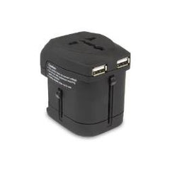 XPW2UTRAVEL Adattatore da viaggio + 2 USB Charger 2,1A