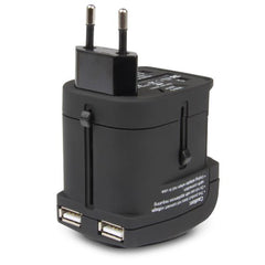 XPW2UTRAVEL Adattatore da viaggio + 2 USB Charger 2,1A