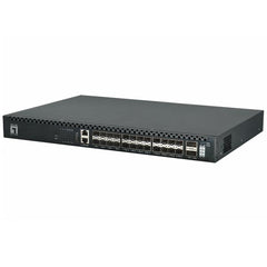 LEVELONE XQS-3126 - SWITCH 26-PORTE IN FIBRA TOR L3 MANAGED, 24x 1/10GbE SFP+, 2x 40/100GbE QSFP28, alimentatore ridondante hot-swap
