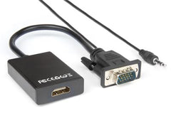 VGA M to HDMI F con audio Jack 3,5mm