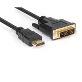 Cavo Monitor Bi-Direzionale HDMI M/ DVI-D M 1080p 1,8 mt